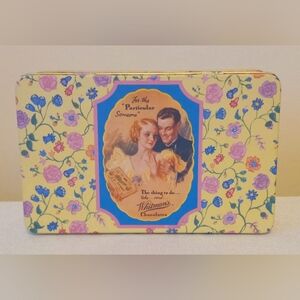 Vtg Whitman's Chocolates FOR THE PARTICULAR SOMEONE Hinged Tin